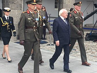 President leads war memorial 